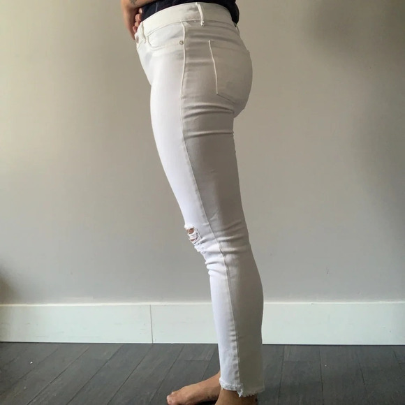 Margaux DL1961 Women's Florence Skinny Mid Rise Ankle Jeans ripped style size 29 - Picture 3 of 9